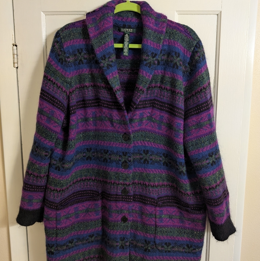 Lauren Ralph Lauren Aztec Wool Sweater